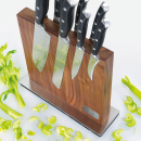 Blok magnetyczny na 10 noży kuchennych Zassenhaus drewno orzechowe ZS-078152
