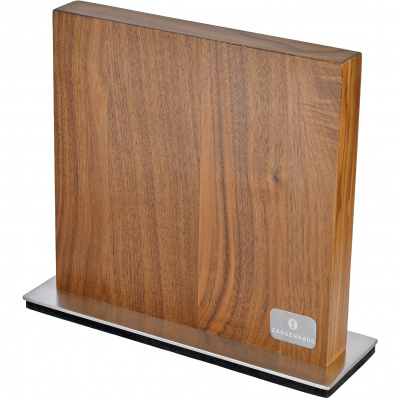 Blok magnetyczny na 10 noży kuchennych Zassenhaus drewno orzechowe ZS-078152