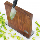 Blok magnetyczny na 10 noży kuchennych Zassenhaus drewno orzechowe ZS-078152