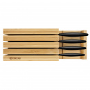 Blok na noże z 4 nożami ceramicznymi Kyocera Black ALE020573