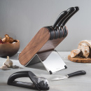 Blok z nożami kuchennymi orzechowy Signature Q Robert Welch SIGQW2091V/5