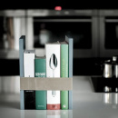 Book Binder Menu mały czarny 40005