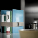 Book Binder Menu mały czarny 40005
