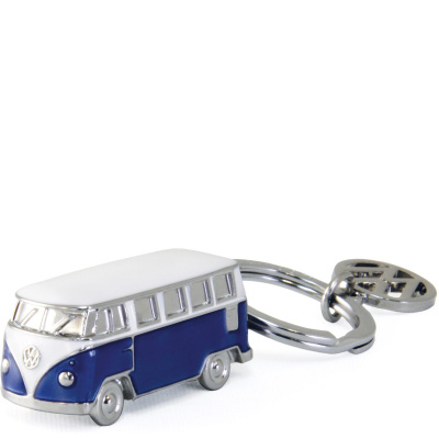 Breloczek do kluczy samochodowych VW T1 Bus niebieski BR-BUKH32