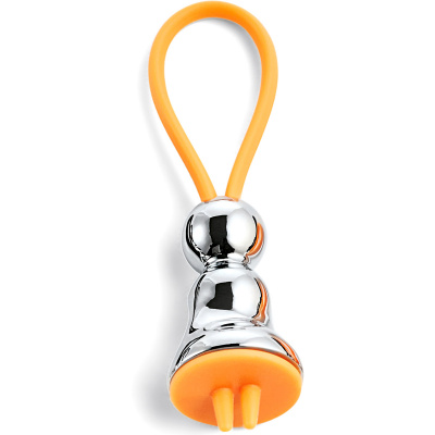 Breloczek na klucze Miss srebrna Flick Philippi pomarańczowa zawieszka P273047
