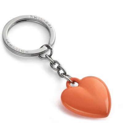 Brelok do kluczy małe serduszko pomarańczowe Coeur Philippi P273068
