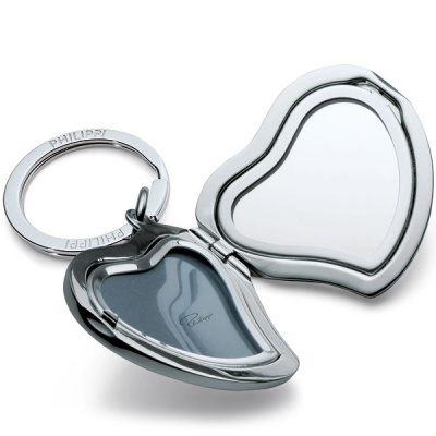 Brelok do kluczy Serce Philippi ramka na zdjęcie + lusterko P193007