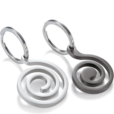 Brelok do kluczy Snail Philippi srebrny i szary P273029off