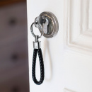 Brelok samochodowy do kluczy Sergio Philippi czarna skóra P160001