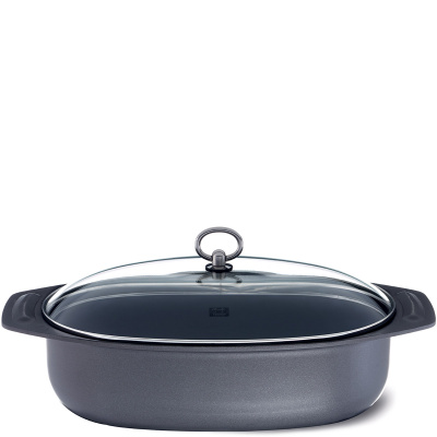 Brytfanna owalna z pokrywą i powłoką nieprzywieralną 6,5 Litra Country Fissler 059-721-36-000/0