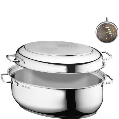 Brytfanna stalowa z termometrem WMF 8,5 Litra 0788009990