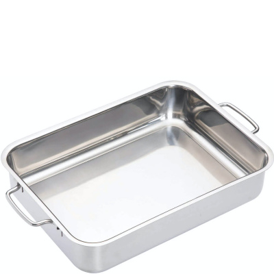 Brytfanna stalowa ze składanymi uchwytami 32x23 cm Kitchen Craft KCMCROAST32