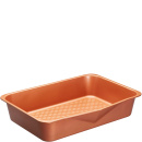 Brytfanna z powłoką ceramiczną i pokrywą 41x31 cm Kitchen Craft MCCER04