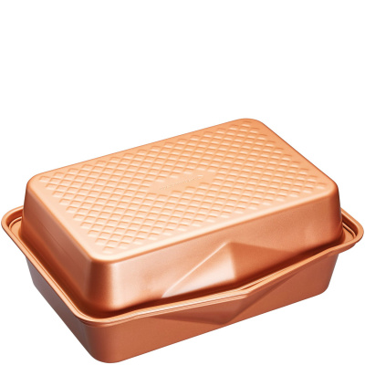 Brytfanna z powłoką ceramiczną i pokrywą 41x31 cm Kitchen Craft MCCER04