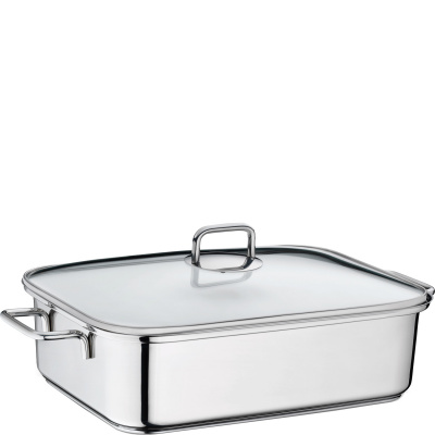 Brytfanna z wkładem do gotowania na parze i szklaną pokrywą IVO Kela KE-12400