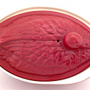 Brytfanna żeliwna emaliowana Kaczka Chasseur wiśniowa mała 3703-03