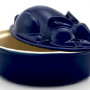 Brytfanna żeliwna emaliowana Królik Chasseur kobaltowa mała 3701-09