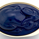 Brytfanna żeliwna emaliowana Królik Chasseur kobaltowa mała 3701-09