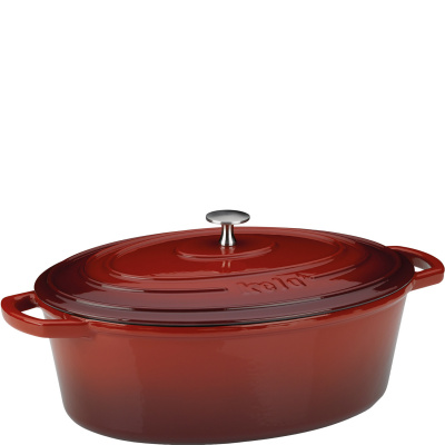 Brytfanna żeliwna, emaliowana, owalna z pokrywą Calido Kela 6,5 Litra KE-11942