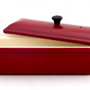 Brytfanna żeliwna emaliowana z pokrywką Chasseur 1L wiśniowa 3828-03