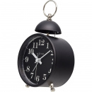 Budzik analogowy retro Single Bell Nextime czarny 5213 ZW