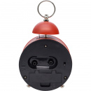 Budzik analogowy retro Single Bell Nextime czerwony 5213 RO
