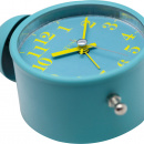 Budzik analogowy retro Single Bell Nextime turkusowy 5213 TQ