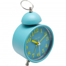 Budzik analogowy retro Single Bell Nextime turkusowy 5213 TQ