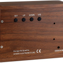 Budzik LED Brick Click Clock Gingko orzech włoski GK15G8