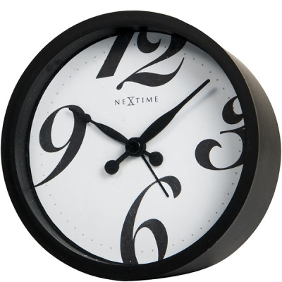 Budzik Nextime Bonjour czarny 5170 ZW