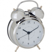 Budzik Wake up Nextime 15 cm, srebrny 5112 ZI