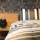 Budzik Wake Up Nextime 23 cm, miedziany 5113 CO