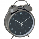Budzik Wake Up Nextime 9 cm, czarny 5111 ZW
