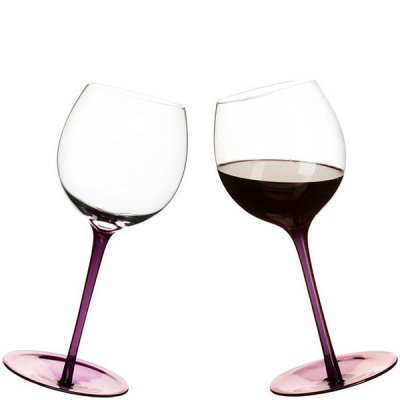 Bujające kieliszki do wina Sagaform purpurowy SF-5016233