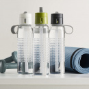 Butelka na wodę DOT Active z kontrolą spożycia Joseph Joseph szara 81094