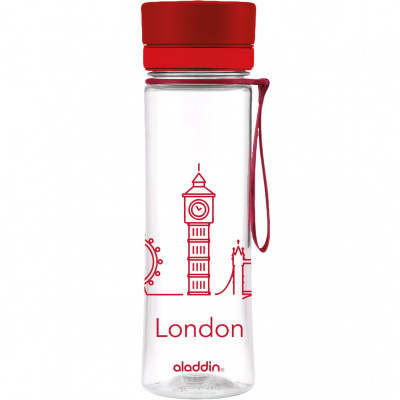 Butelka na wodę London Aveo Aladdin Hydration On The Go 0,6 Litra, czerwona 10-01102-084