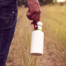 Butelka na wodę stalowa Black Blum biała BAM-WB-S002