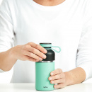 Butelka na wodę termiczna 0,3 Litra To Go Lekue turkusowa 0302535Z07M033