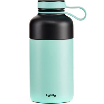 Butelka na wodę termiczna 0,3 Litra To Go Lekue turkusowa 0302535Z07M033