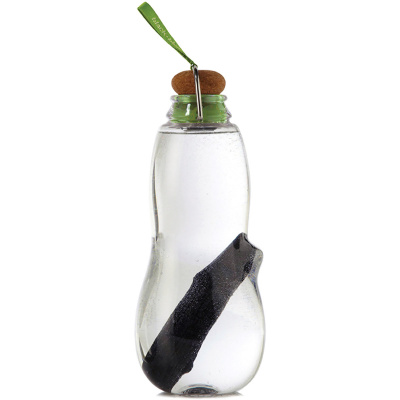 Butelka na wodę z filtrem węglowym Eau Good Black Blum seledynowa EG002
