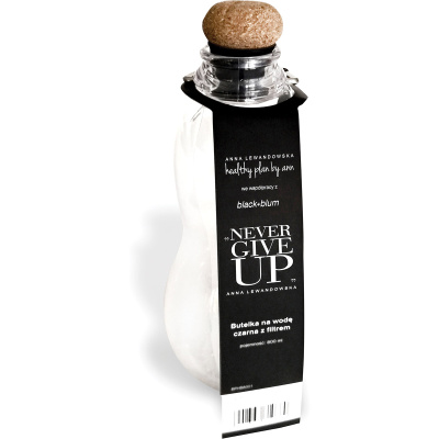 Butelka na wodę z filtrem węglowym i korkiem HPBA Ania Lewandowska BHPBA001