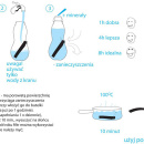 Butelka na wodę z filtrem węglowym i korkiem HPBA Ania Lewandowska BHPBA001