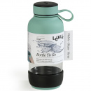 Butelka szklana na wodę 0,6 Litra To Go Lekue turkusowa 0302018Z07M017