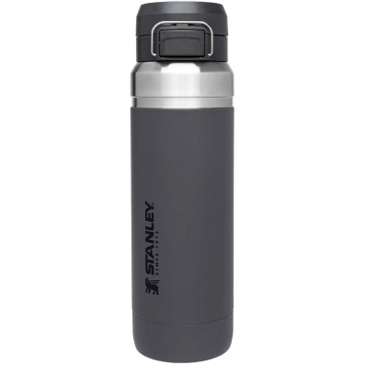 Butelka turystyczna, stalowa, szczelna 1 Litr Quick Flip Stanley grafitowa 10-09150-063