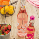 Butelka z korkiem retro Zak! Designs kropki fuksja 0896-170