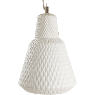 Ceramiczna lampa wisząca Cast Leitmotiv biała LM794