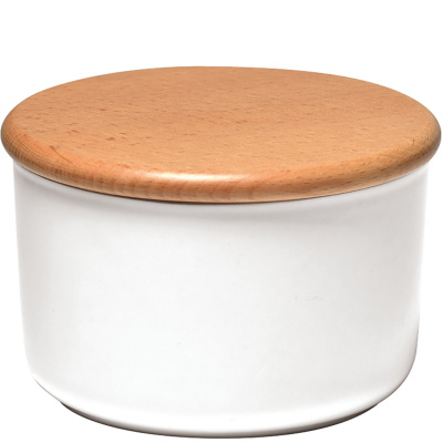 Ceramiczny pojemnik kuchenny 0,5L Emile Henry biały EH118743