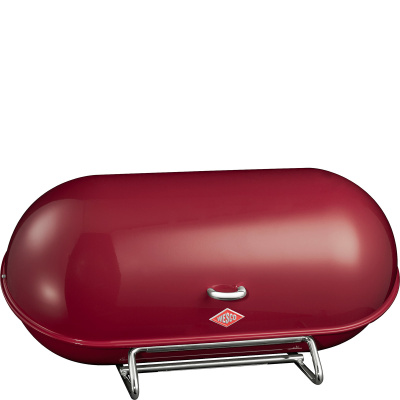 Chlebak duży, bordowy, stalowy Breadboy Wesco 222201-58