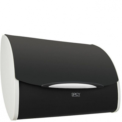 Chlebak Panis z silikonową pokrywą Legnoart czarny BB-1B