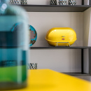 Chlebak stalowy żółty Single Breadboy Wesco 222101-19